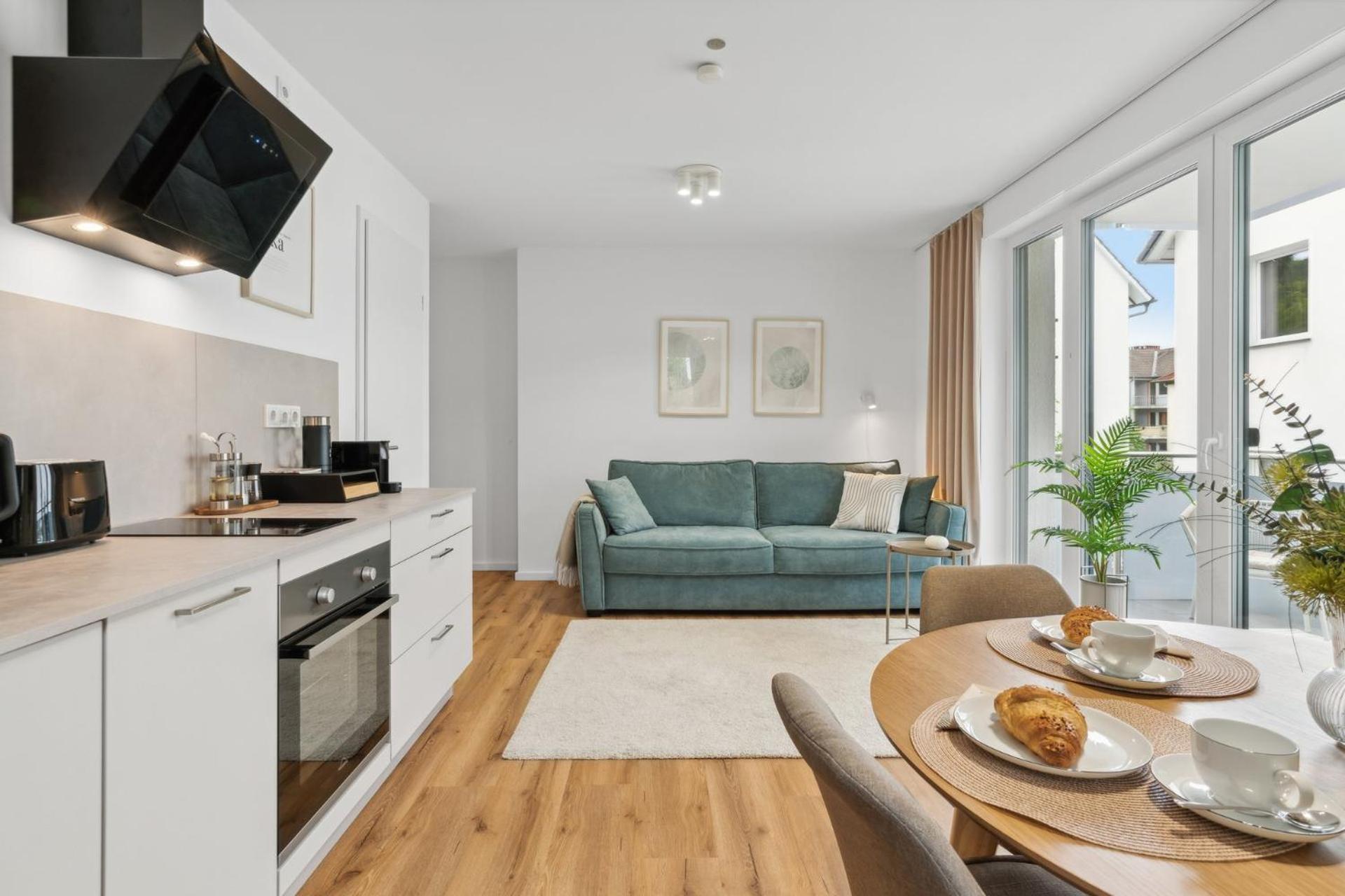 Deluxe Apartment In Bielefeld City Mit Parkplatz Und Balkon Esterno foto
